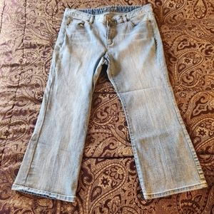 Michael Kors Jeans Light Blue Denim Designer Jeans Womens Size 14